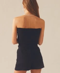 Peppermayo Exclusive Camilla Knit Twist Top - Black -Peppermayo cloth-shop 3d8a6e8319f343c2a5993bd089e12dc2