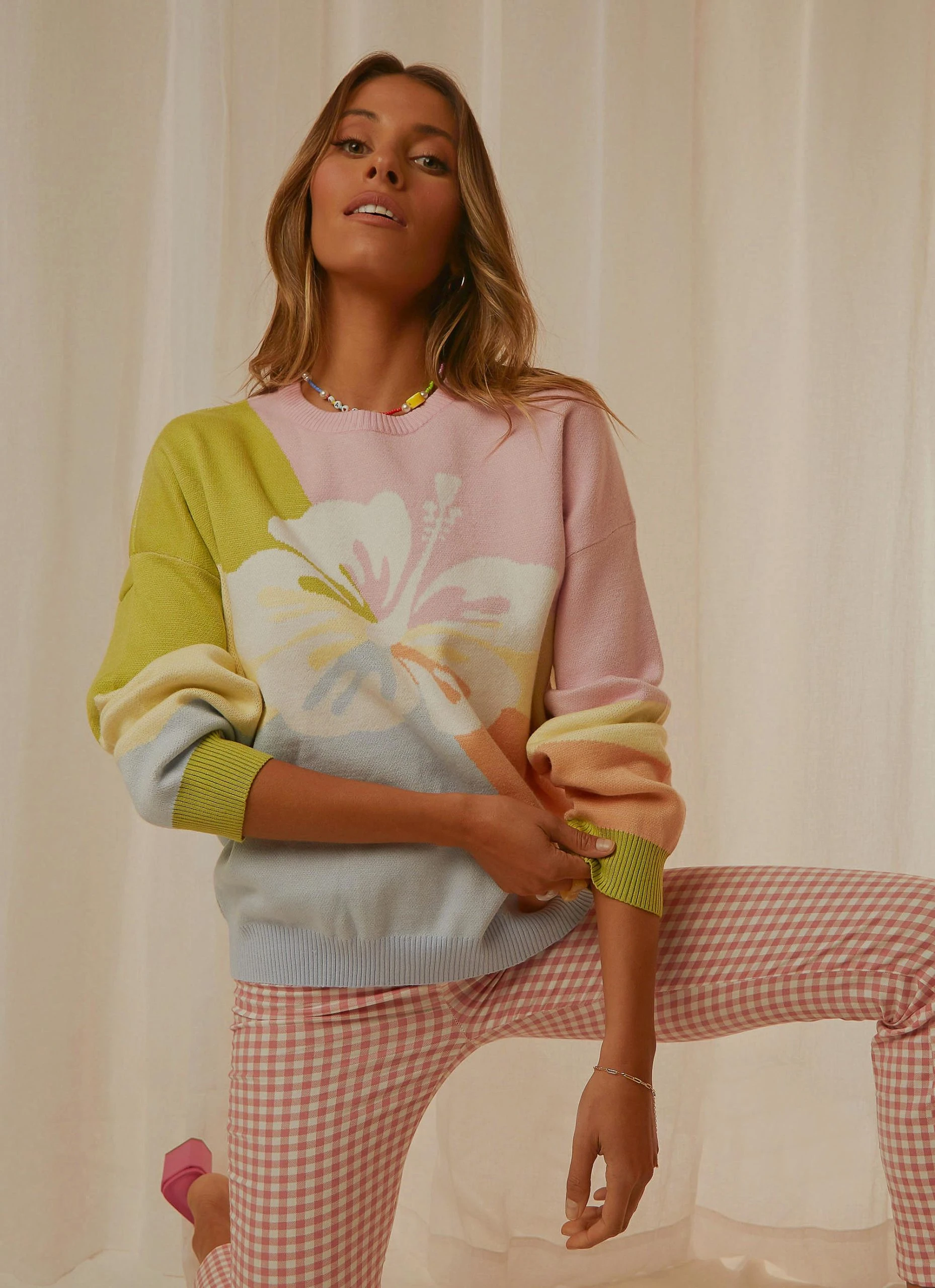 Peppermayo Exclusive My Paradise Knit Jumper - Rainbow 2 Peppermayo Exclusive My Paradise Knit Jumper - Rainbow - Image 2