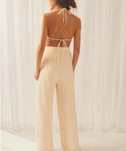 Peppermayo Exclusive Give Me A Feeling Pants - Ivory -Peppermayo cloth-shop 40279e815691481da8a4d6a101cd3007