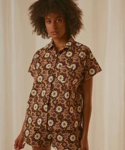 Peppermayo Exclusive Woodstock Shirt - Retro Floral -Peppermayo cloth-shop 440fd5ea437946dcbc7c49e4e958a796 scaled