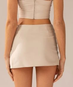 Peppermayo Exclusive Maggie Mini Skirt - Stone 10 Peppermayo Exclusive Maggie Mini Skirt - Stone -Peppermayo cloth-shop 4420625eea6f4bca9be62545deec800d