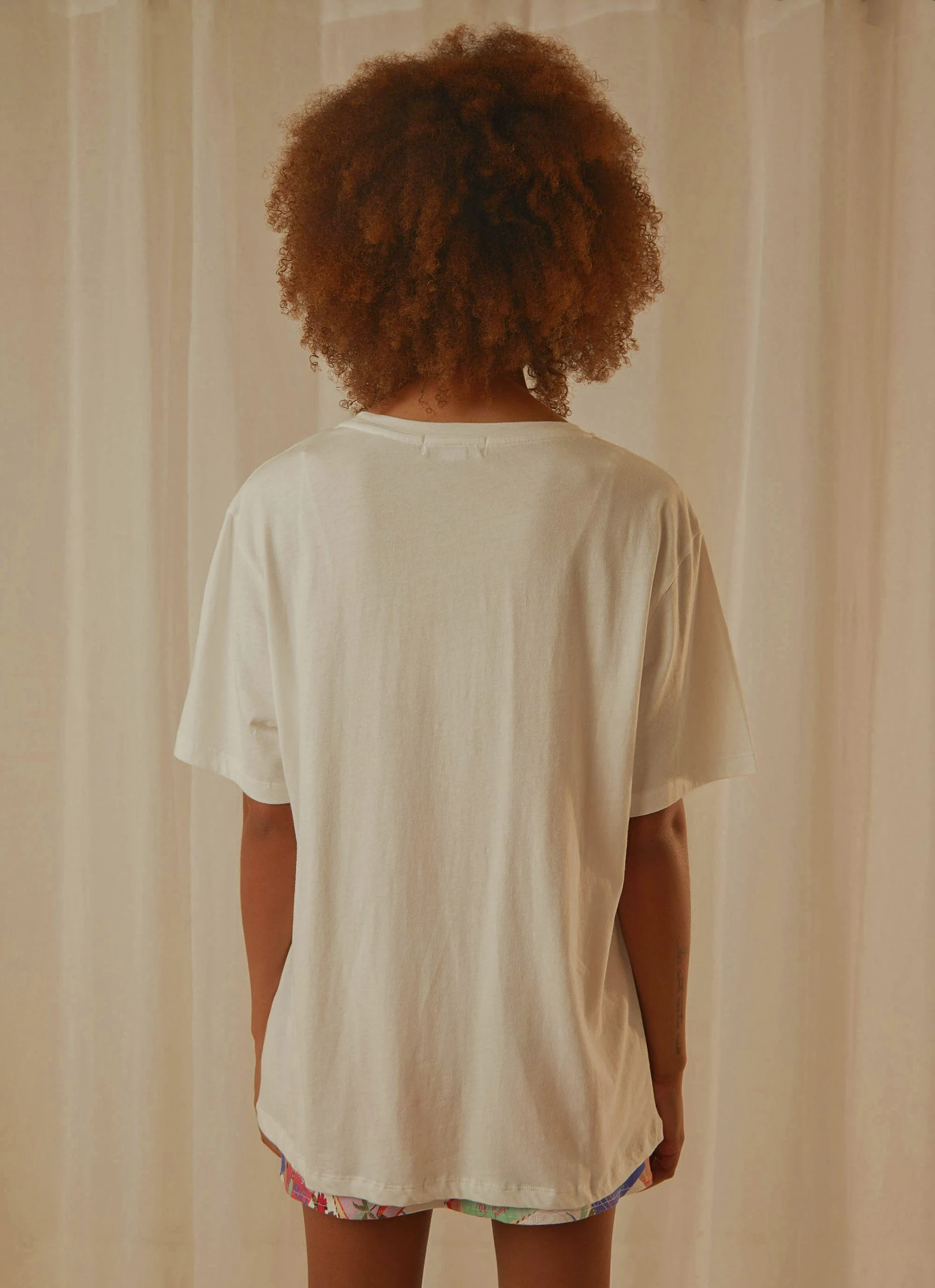 Charlie Holiday Good Vibes Club Boyfriend Tee - White 7 Charlie Holiday Good Vibes Club Boyfriend Tee - White - Image 7