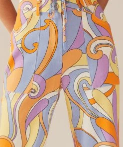 Peppermayo Exclusive Evie Pants - Retro Swirl -Peppermayo cloth-shop 4809f900115249db980e59f1e6e78d08