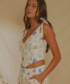 Peppermayo Exclusive Parisian Life Linen Bustier - Santorini 10 Peppermayo Exclusive Parisian Life Linen Bustier - Santorini -Peppermayo cloth-shop 48526ab66d4e4a3ba1758cde6655efaf scaled