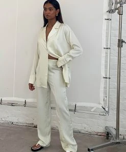 4TH & RECKLESS Faro Trouser - Off White