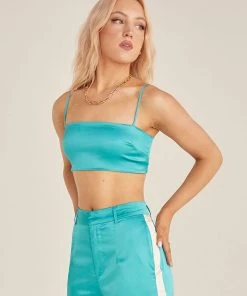 Riley Hubatka X Peppermayo Dolce Crop - Turquoise -Peppermayo cloth-shop 4a38d8eb990447bb8d0910e9d2114276 scaled