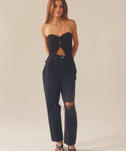 Lee High Relaxed Jean - Black Theory