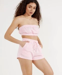 Peppermayo Centre Mark Crop - Pink -Peppermayo cloth-shop 4aa70d28fbd84c31abcce3f0864ac883