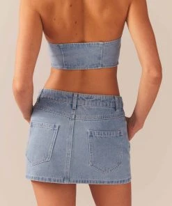 Peppermayo Exclusive Giddy Up Denim Mini Skirt - Subdued Blue 8 Peppermayo Exclusive Giddy Up Denim Mini Skirt - Subdued Blue -Peppermayo cloth-shop 4afa636948b14fb180c3c0d3d564e30a scaled