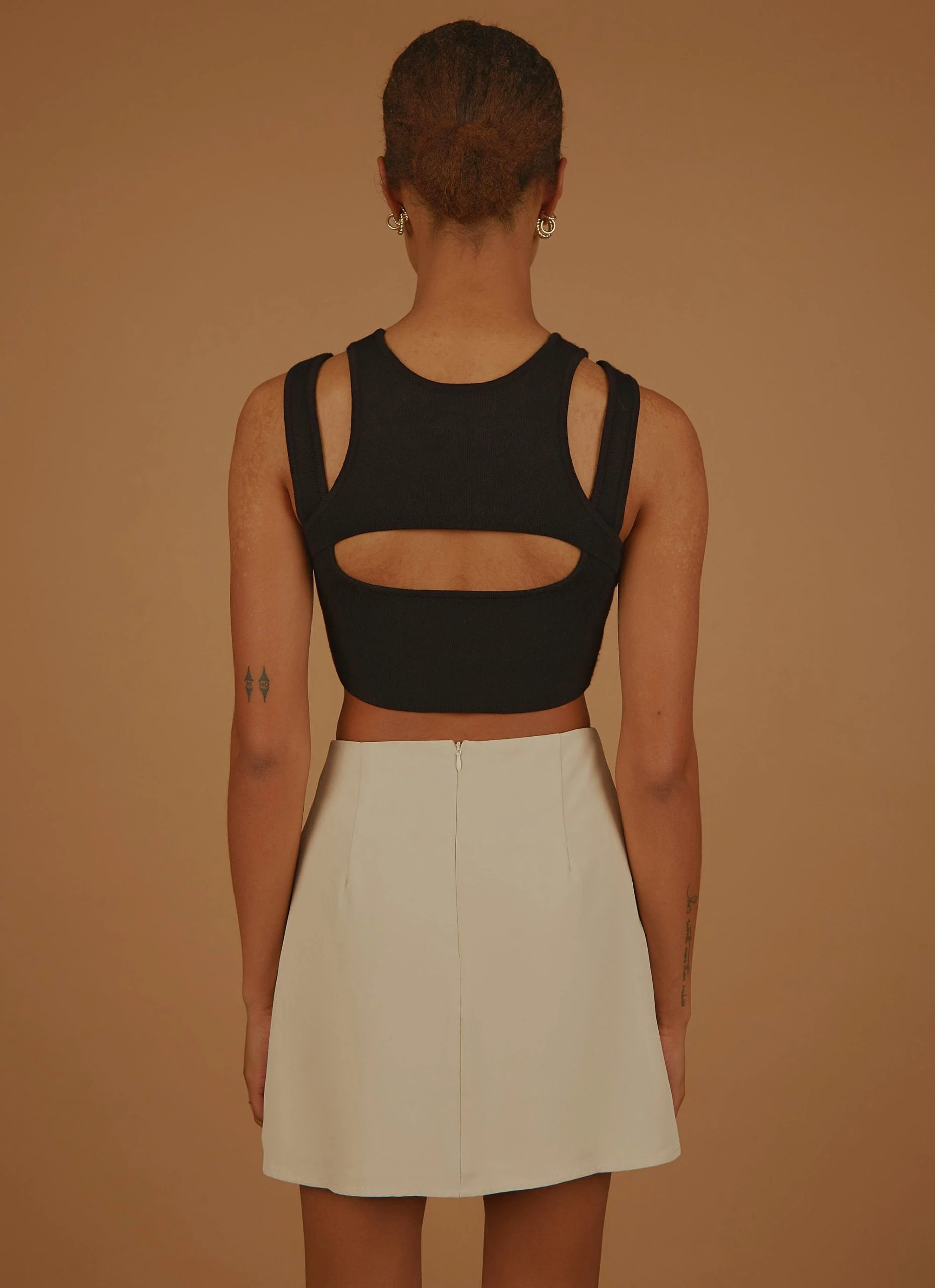 Peppermayo Exclusive Gigi Girl Knit Crop - Black 6 Peppermayo Exclusive Gigi Girl Knit Crop - Black - Image 6