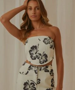 Peppermayo Exclusive Oahu Bustier Top - Hawaiian Tropics -Peppermayo cloth-shop 4cd6644e012047d5ad0d4152c595afe0 scaled