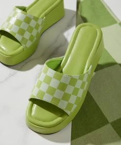 Cult Avenue Kimora Mule - Lime Checkerboard -Peppermayo cloth-shop 4df6247dfa9a4d7b85e321470656afae scaled