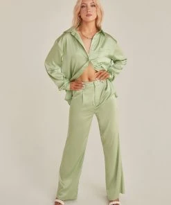 Riley Hubatka X Peppermayo Dreaming Of You Pants - Sage -Peppermayo cloth-shop 4e7ec6e7a8e44b5a8a2a4fdf643f0b3d scaled