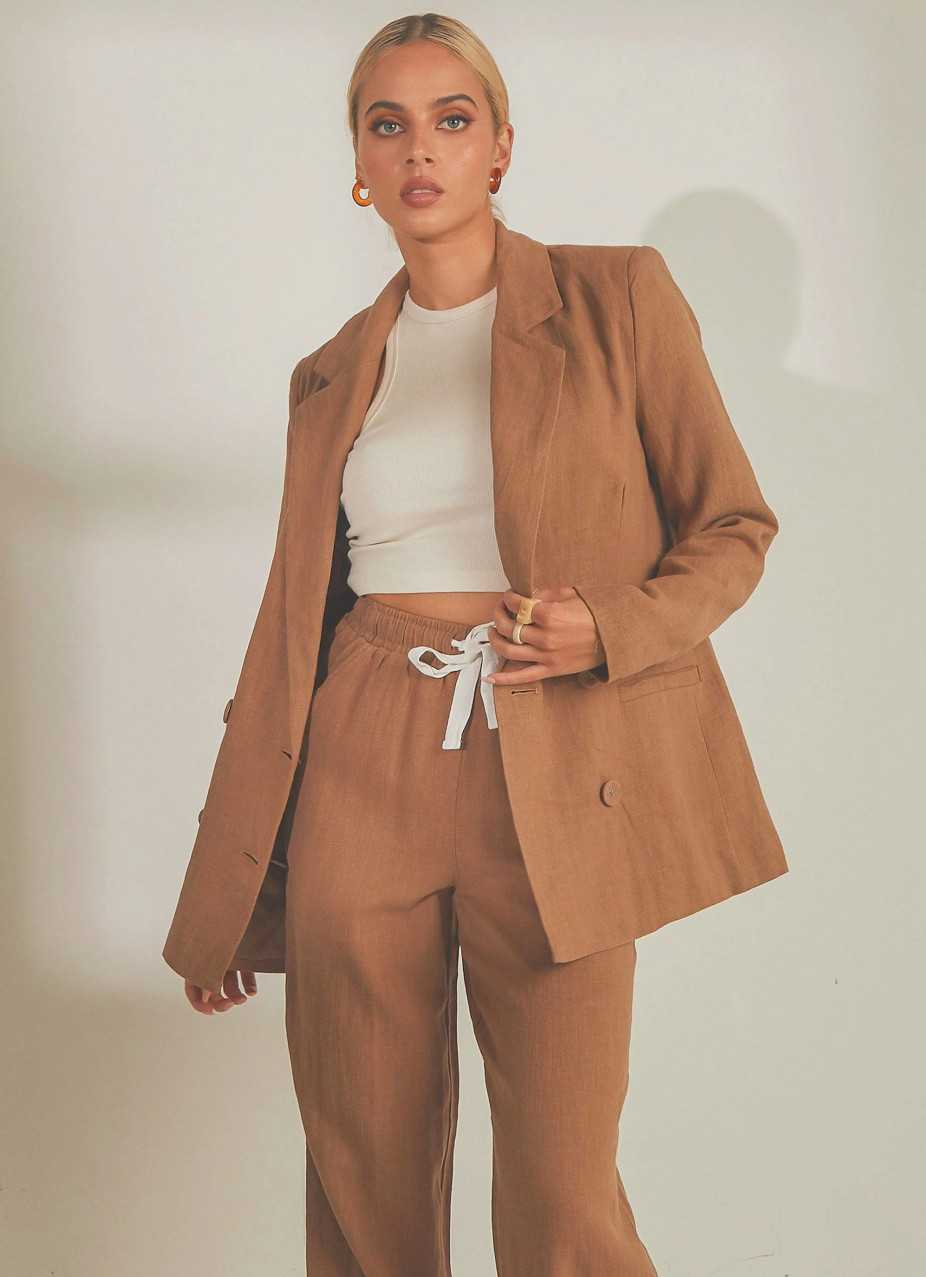 Nude Lucy Marvin Blazer - Coffee 1 Nude Lucy Marvin Blazer - Coffee