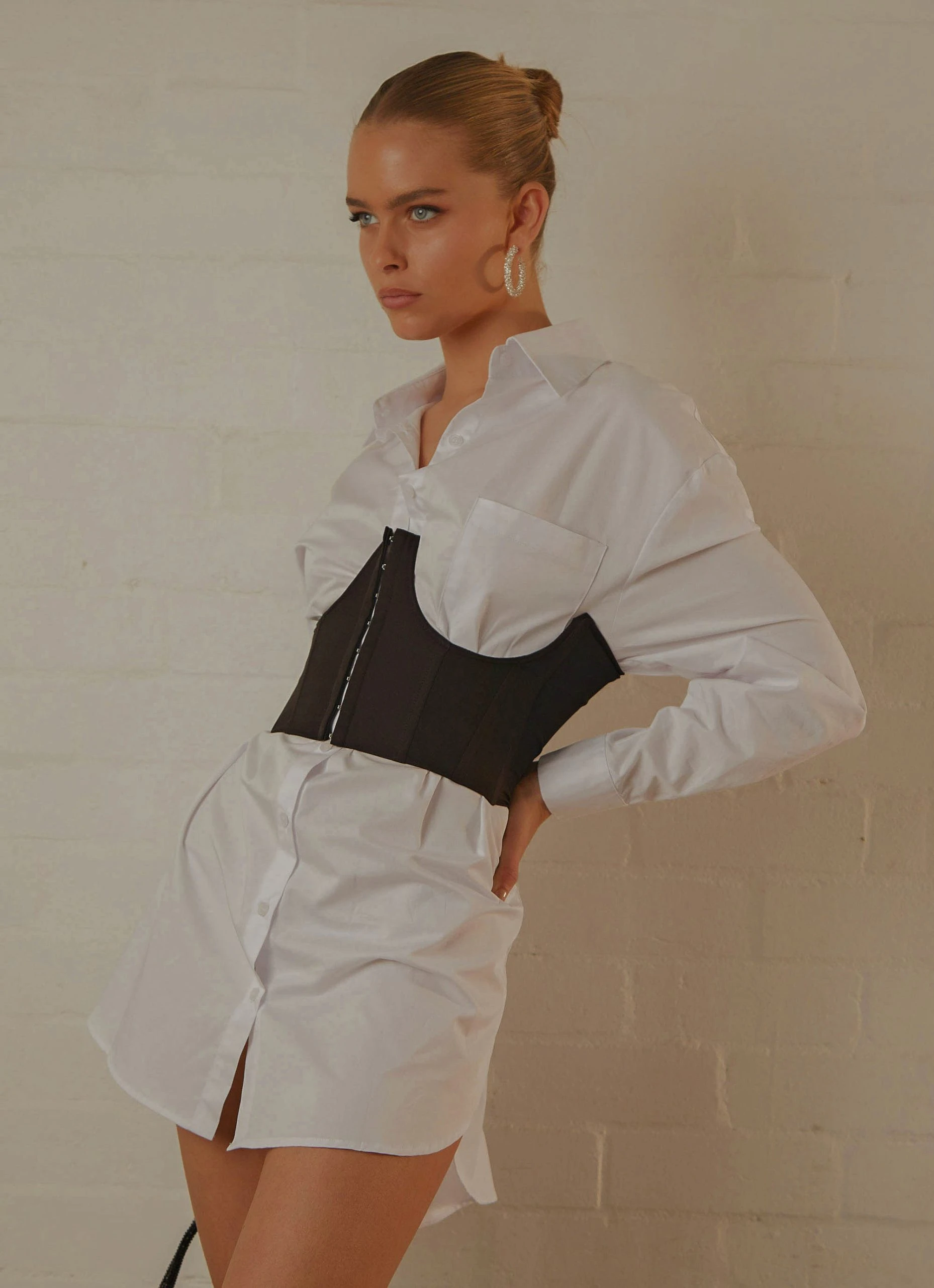 Peppermayo Exclusive Summer Fade Underbust Corset - Black 4 Peppermayo Exclusive Summer Fade Underbust Corset - Black - Image 4