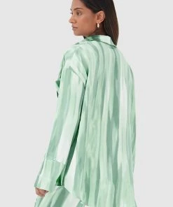 4TH & RECKLESS Norma Shirt - Green Dye Print 11 4TH & RECKLESS Norma Shirt - Green Dye Print -Peppermayo cloth-shop 524be8f41a4947babf0ecba8ca9b2c9e