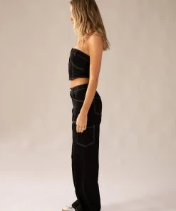 Peppermayo Exclusive Working Overtime Utility Cargo Pants - Pitch -Peppermayo cloth-shop 52d2adcaccaf495d94be4e5d497dd08f