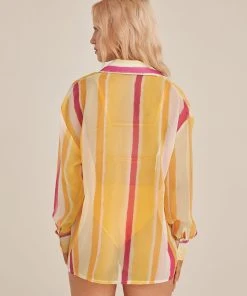 Riley Hubatka X Peppermayo Sunkissed Dreams Shirt - Sunset Stripe -Peppermayo cloth-shop 53ba13e7457146c2962b8c329442c016 scaled