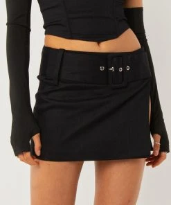 Peppermayo Exclusive Cosmos Mini Skirt - Black -Peppermayo cloth-shop 54a3f61df6f643bab696c5248335afec