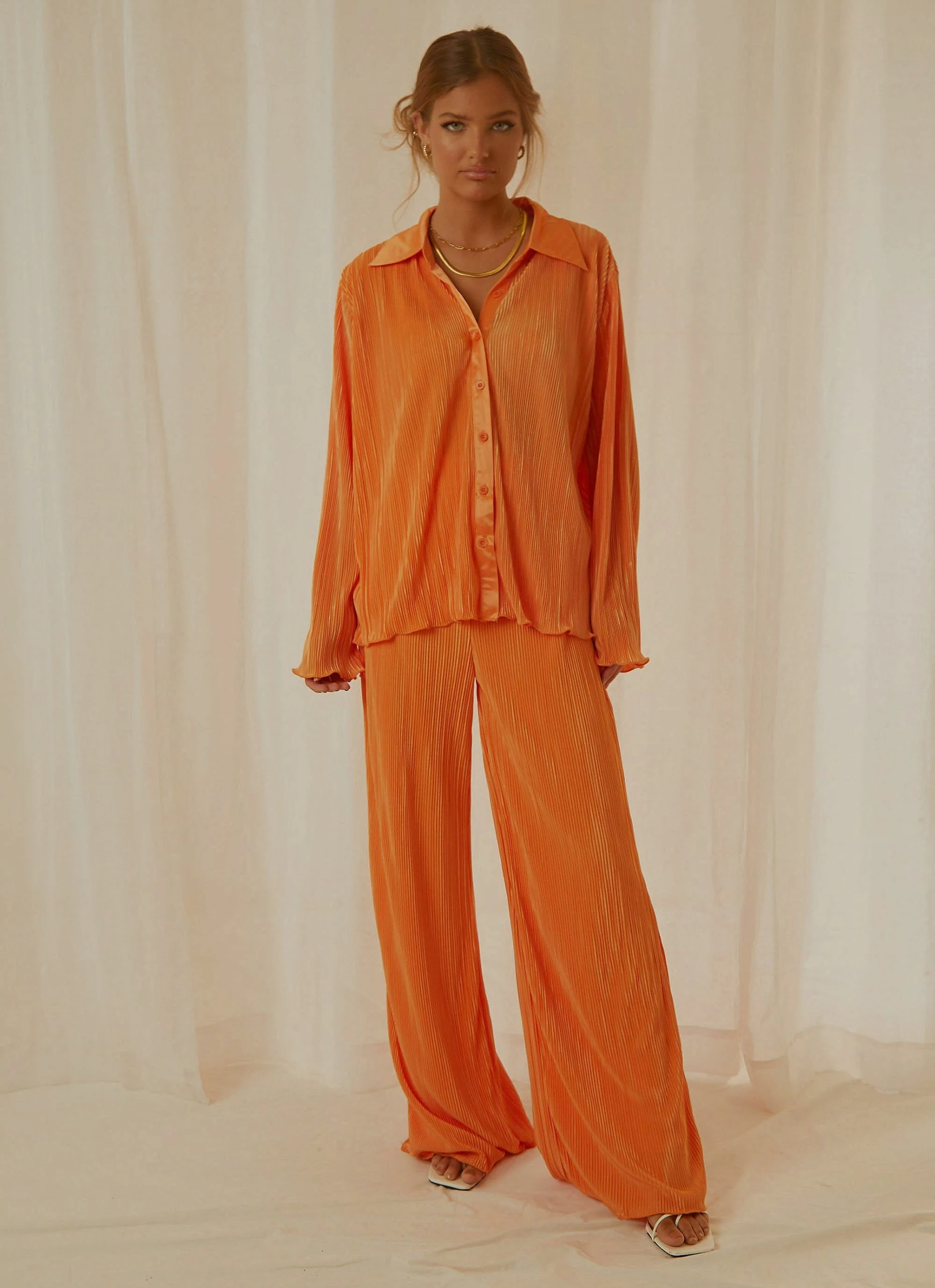 Peppermayo Exclusive 90s Muse Pants - Tangerine 3 Peppermayo Exclusive 90s Muse Pants - Tangerine - Image 3