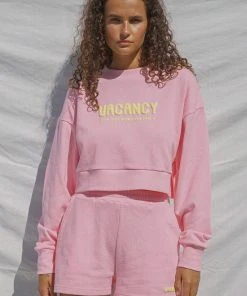 Vacancy Supply Arrival Cropped Jumper - Pink Soda -Peppermayo cloth-shop 557f643080e24793b9e26e14529849bc