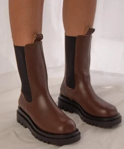 Cult Avenue Annalise Boot - Choc Brown