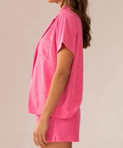 Peppermayo Exclusive The Deep End Terry Shirt - Perry Pink 9 Peppermayo Exclusive The Deep End Terry Shirt - Perry Pink -Peppermayo cloth-shop 56989ce4623c4347bca0f792fc313a1b