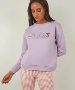 Cools Club Trippy Club Sweatshirt - Lavender