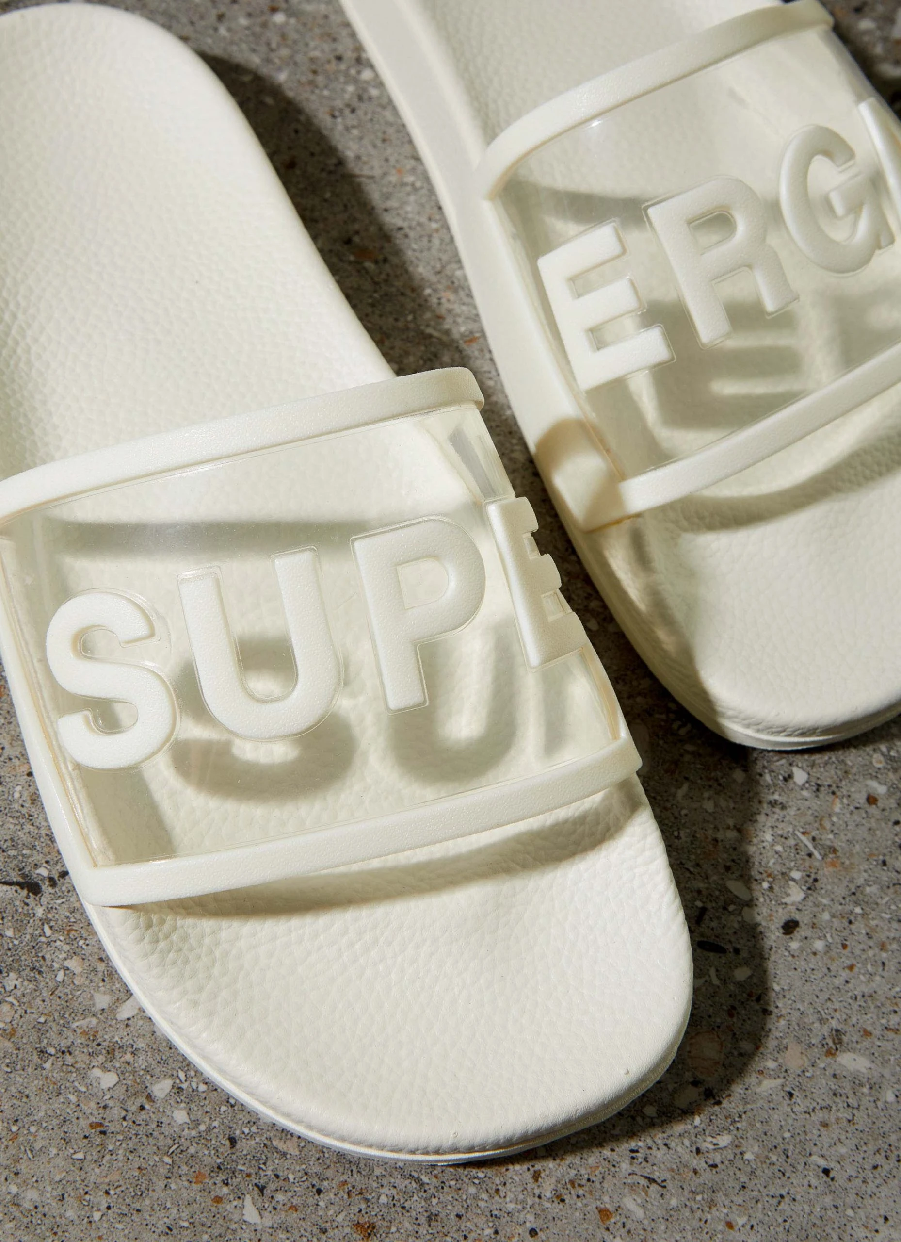 Superga 1908 Slides Clear Identity - X1I White Avorio 1 Superga 1908 Slides Clear Identity - X1I White Avorio