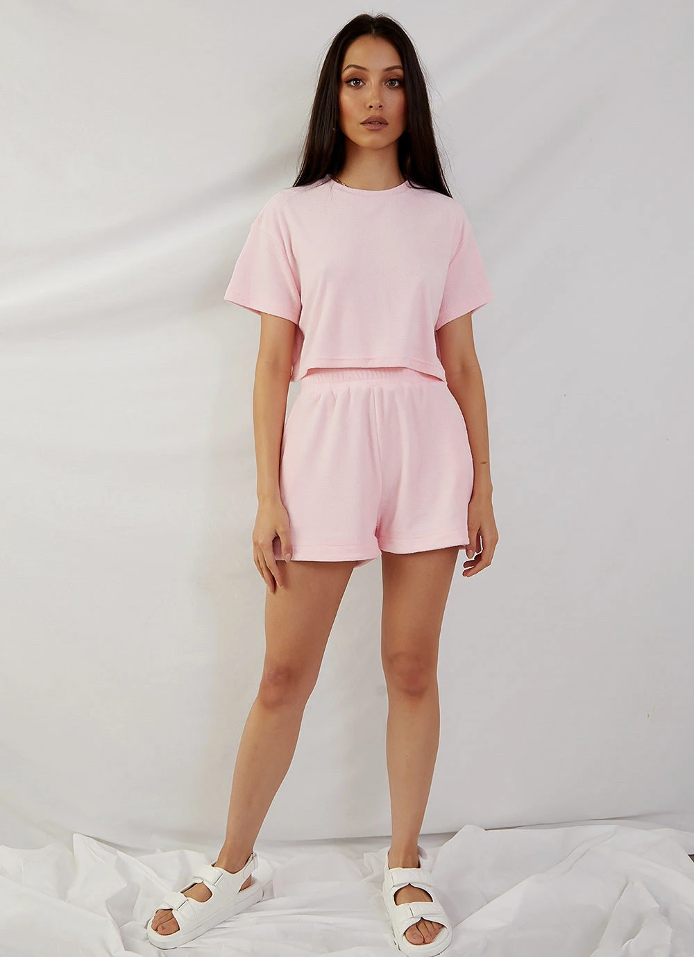 Peppermayo Exclusive Corsica Terry Tee - Pink 3 Peppermayo Exclusive Corsica Terry Tee - Pink - Image 3