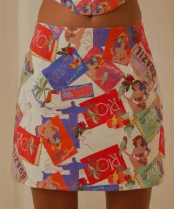 Peppermayo Exclusive Rooftop Drinks Mini Skirt - Stamp Travels