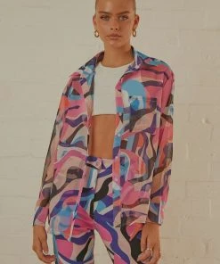 Peppermayo Exclusive Trippy Long Sleeve Sheer Shirt - 80s Retro 7 Peppermayo Exclusive Trippy Long Sleeve Sheer Shirt - 80s Retro -Peppermayo cloth-shop 587000ebe3514db3a23cff1190ee35c9 scaled