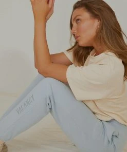 Vacancy Supply Paradise Sweatpants - Sky Blue
