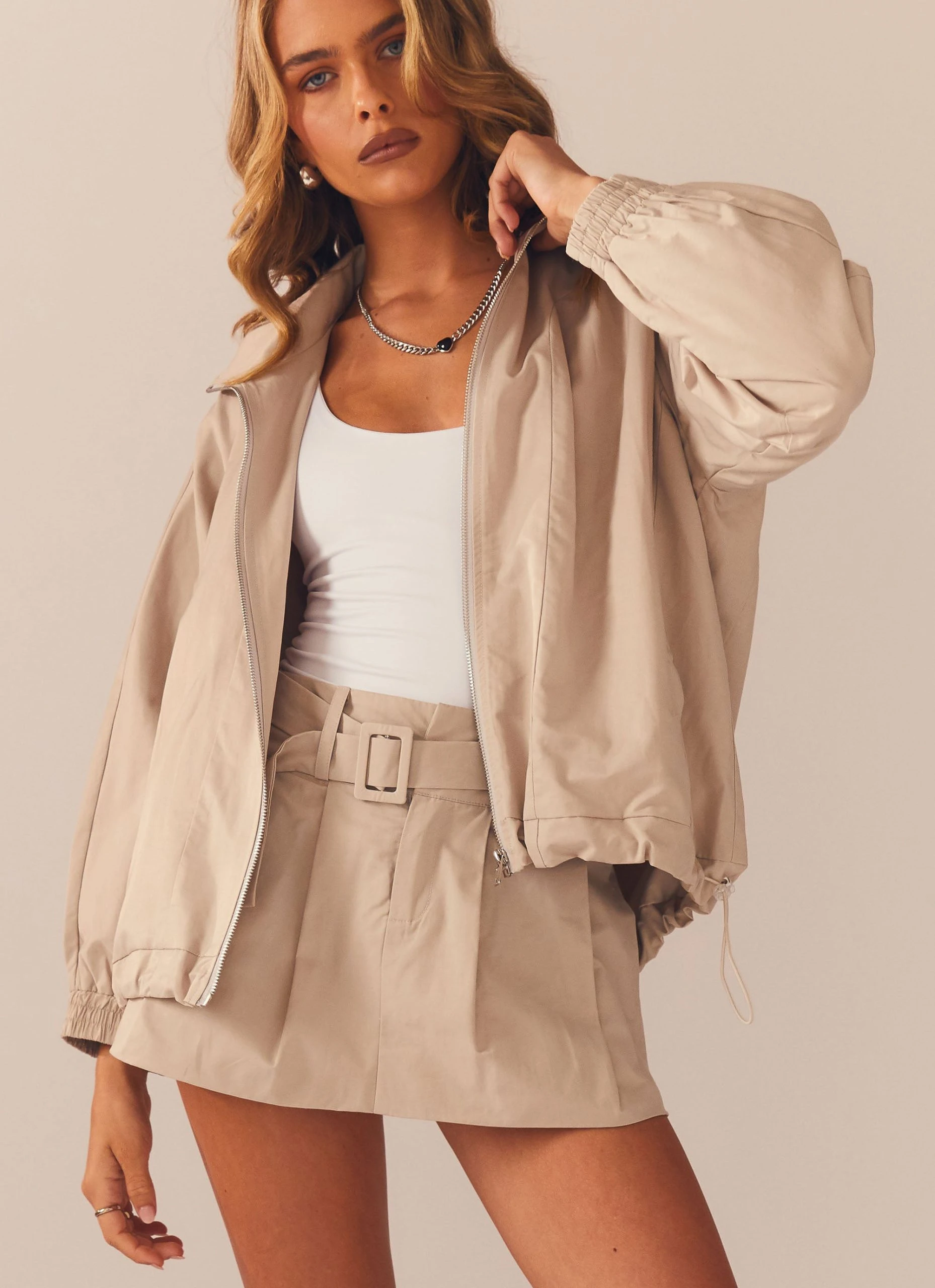 Peppermayo Exclusive Mooncharged Mini Skirt - Mushroom Grey 3 Peppermayo Exclusive Mooncharged Mini Skirt - Mushroom Grey - Image 3