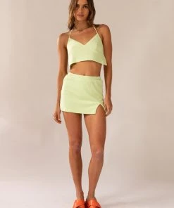 Peppermayo Exclusive Warmer Water Terry Halter Crop - Lime Green 9 Peppermayo Exclusive Warmer Water Terry Halter Crop - Lime Green -Peppermayo cloth-shop 5c564a7461444eaca5d03019d2c7a891