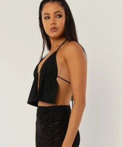Peppermayo Exclusive Mystic Halter Top - Black 9 Peppermayo Exclusive Mystic Halter Top - Black -Peppermayo cloth-shop 5df6f14a4bc44c308b64c1dcd3dc53ab
