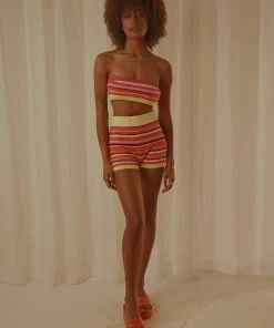 Peppermayo Exclusive Sweet Talker Knit Crop Top - Pink Multi Stripe -Peppermayo cloth-shop 5e31f0e00fd94e06a3562dce5b5c8c16 scaled