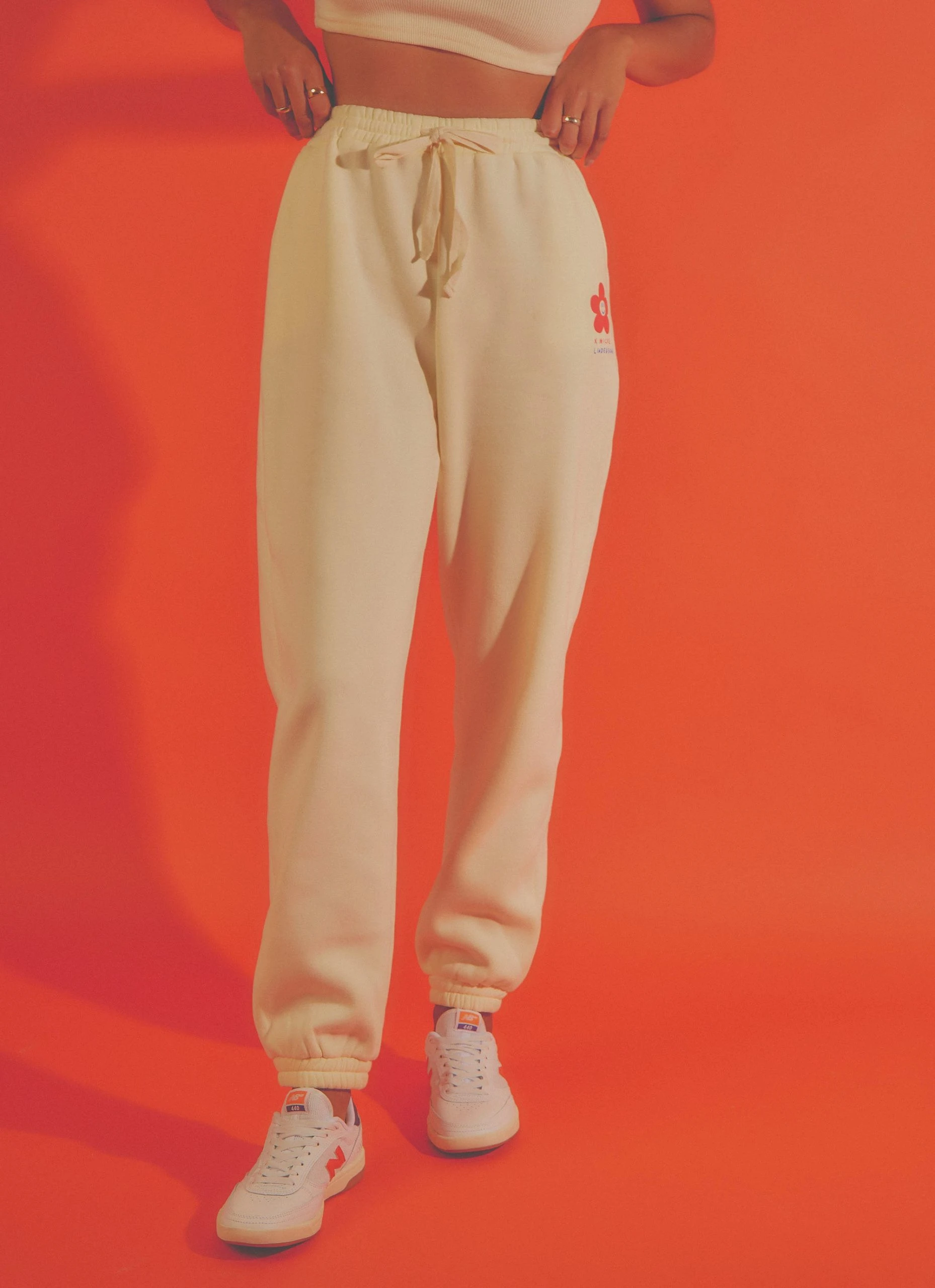 Vacancy Supply X Micke Lindebergh - Blume Sweatpant - Buttercream 6 Vacancy Supply X Micke Lindebergh - Blume Sweatpant - Buttercream - Image 6