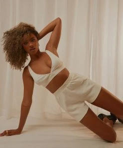 Peppermayo Exclusive PM Basic Organic Cotton Shorts - Ivory -Peppermayo cloth-shop 616cb7d298d247678d5225f47d7f80ad scaled