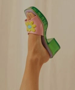 Melissa X Lazy Oaf Pink Shape Sandal - Pink -Peppermayo cloth-shop 61a847813b4f493ca4024a650eae720f