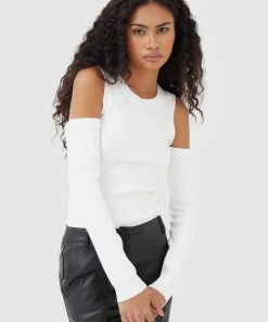 4TH & RECKLESS Ava Knit Top - White