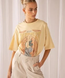 Wrangler Shell Siren Tee - Sunlight -Peppermayo cloth-shop 6501ea9c531d4fdb98a3f74dc45eed6f