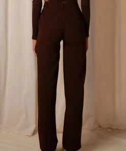 Peppermayo Exclusive Set The Tone Suit Pants - Chocolate -Peppermayo cloth-shop 6721324ee55b4c2f9bd247b48f016e00 scaled