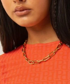 Peppermayo Exclusive Good Luck Charm Mesh Top - Tangerine Monogram -Peppermayo cloth-shop 6b40bd18a543493d87a664b1e346ab13