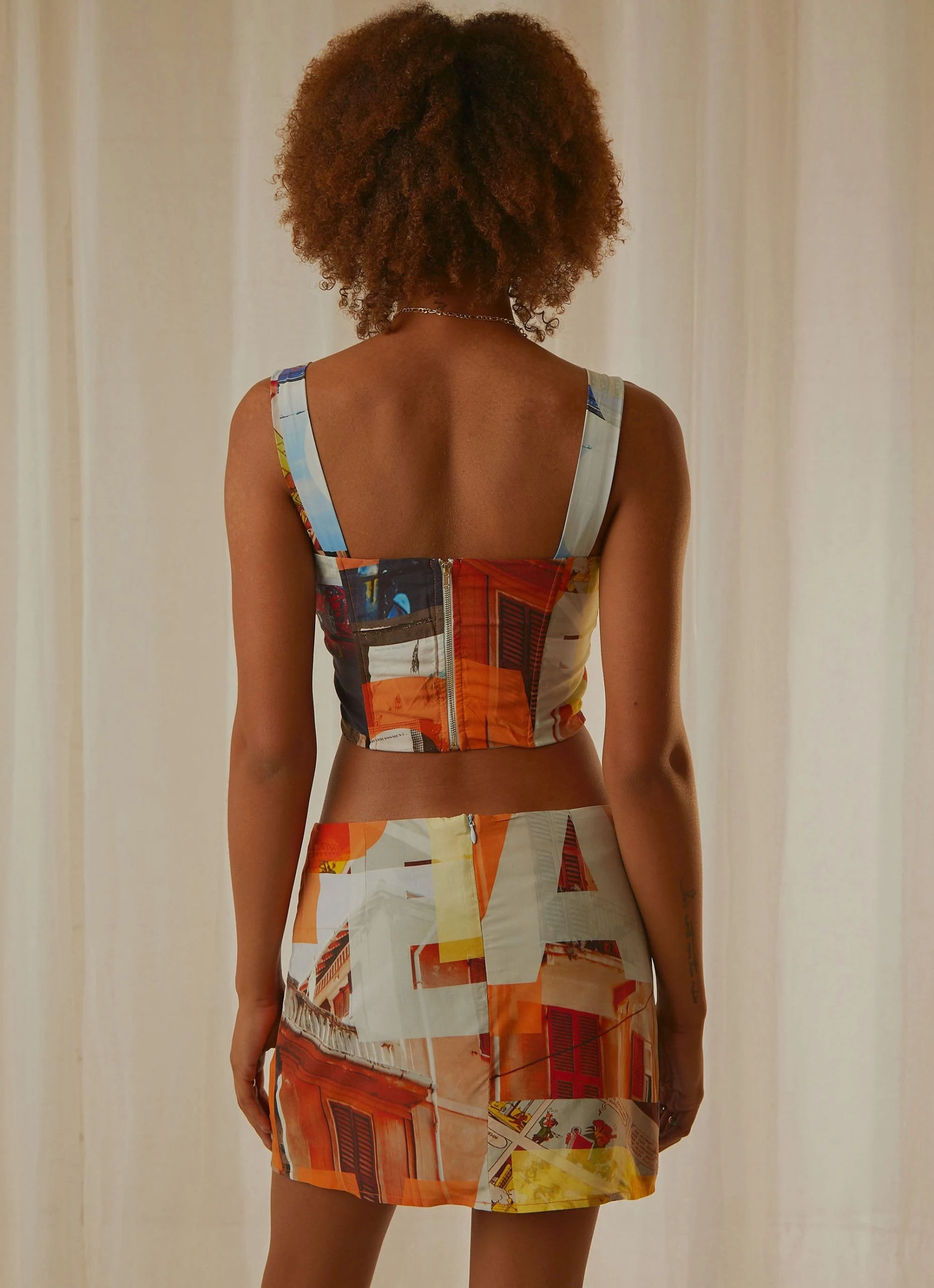 Peppermayo Exclusive Strolling Sunset Bustier Top - PM Film Graphic 5 Peppermayo Exclusive Strolling Sunset Bustier Top - PM Film Graphic - Image 5