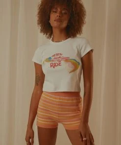 Charlie Holiday Here For The Ride Slim Tee - White -Peppermayo cloth-shop 6e98591f02f34fbd9b359eafe614c4db scaled