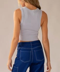 Abrand A Heather Singlet - Dusty Blue 10 Abrand A Heather Singlet - Dusty Blue -Peppermayo cloth-shop 6fb63741c6c04bd09ed362ba6952a35a