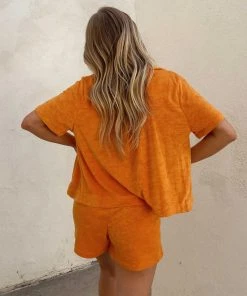 Vacancy Supply Holiday Terry Shirt - Tangerine -Peppermayo cloth-shop 714d237095244779b87be09bc861c490 scaled