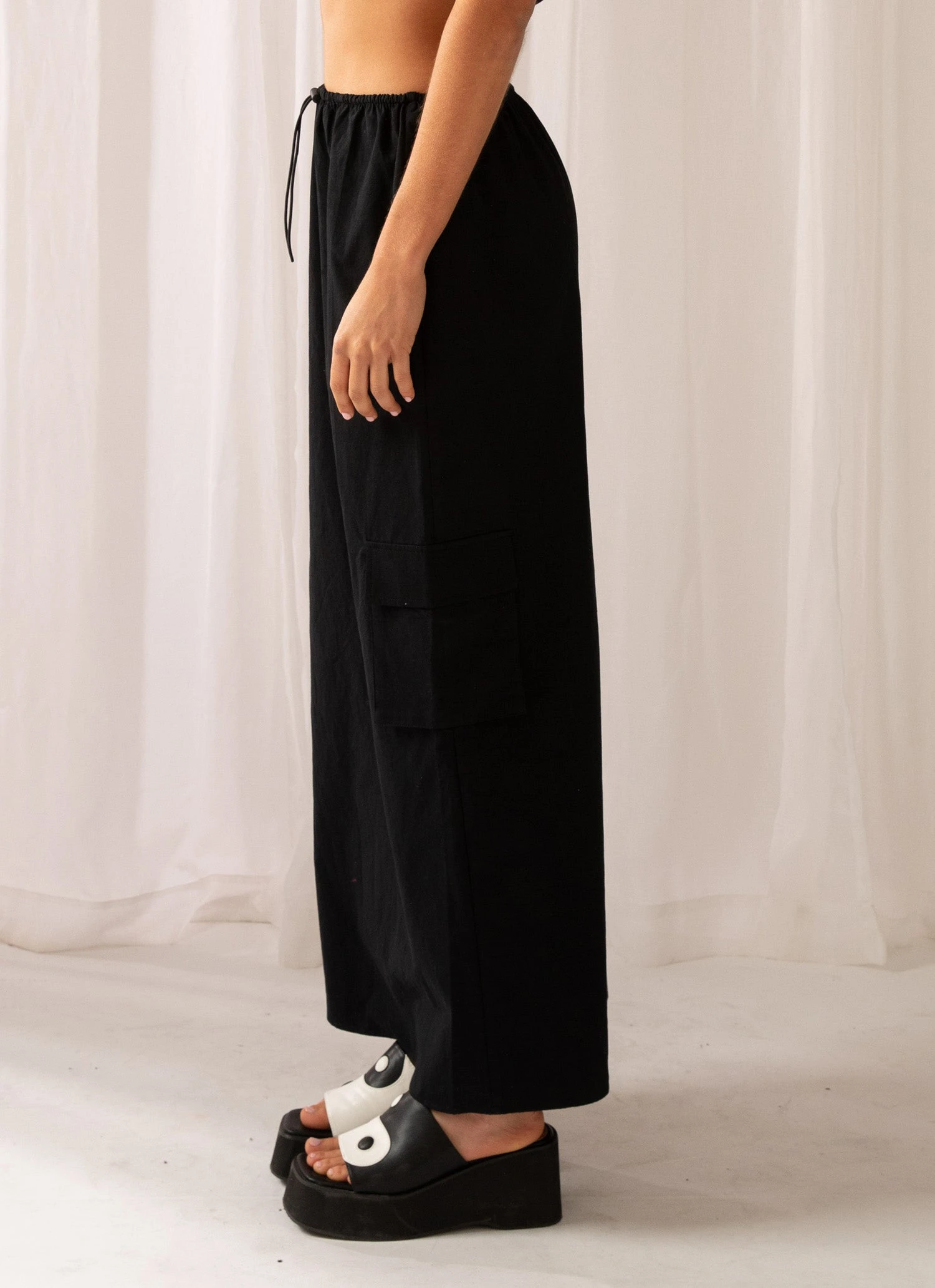 Peppermayo Exclusive I'm Totally Buggin Cargo Midi Skirt - Black 4 Peppermayo Exclusive I'm Totally Buggin Cargo Midi Skirt - Black - Image 4