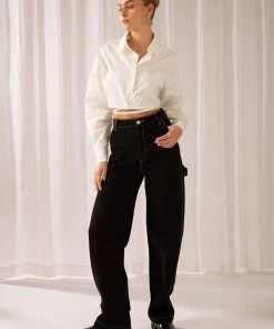 Abrand A Carrie Carpenter Black - Jet Black 8 Abrand A Carrie Carpenter Black - Jet Black -Peppermayo cloth-shop 73e84638dd2f400da791dfdced00dff8